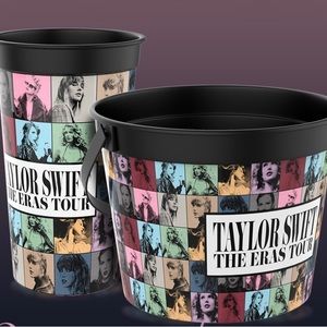 Taylor Swift Cup and Popcorn Bucket